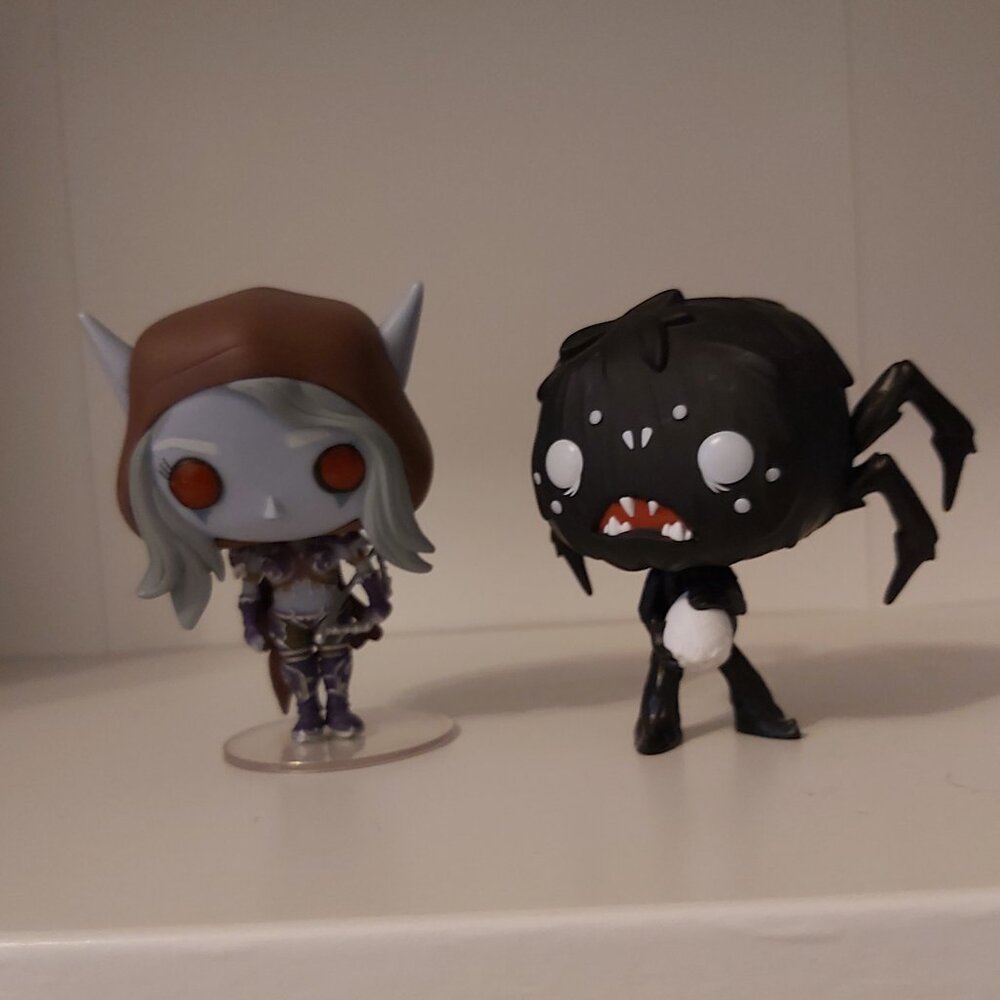 No Box Funko pop games Sylvanas and Webber